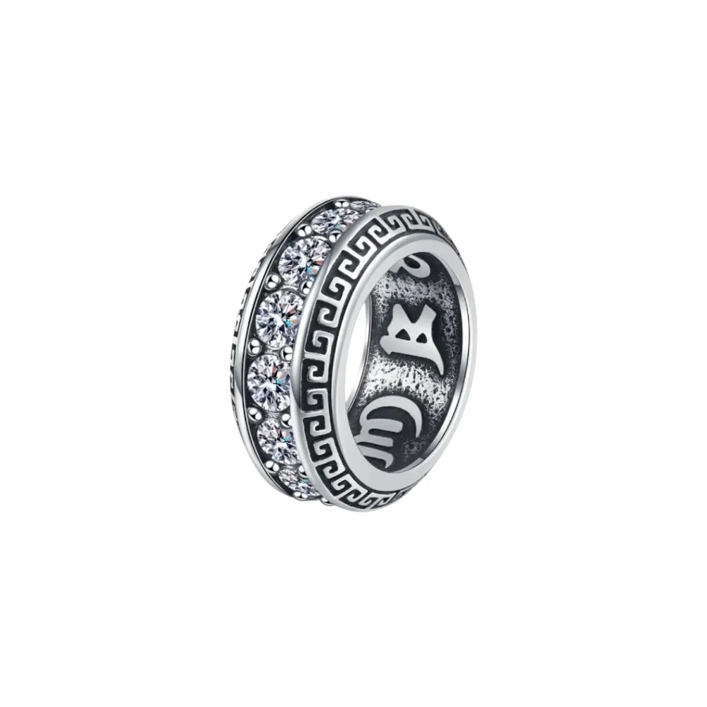 New Stainless Steel Ring W/ Cz All Around Size 11